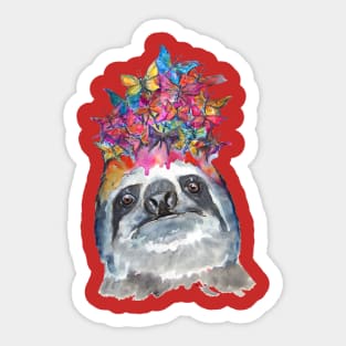 Colorful Sloths Sticker